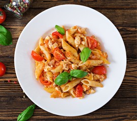 Pasta  aux légumes du soleil